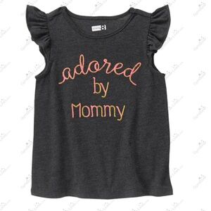 Crazy 8 Butterfly Day Adored by Mommy Tee Size 5T
